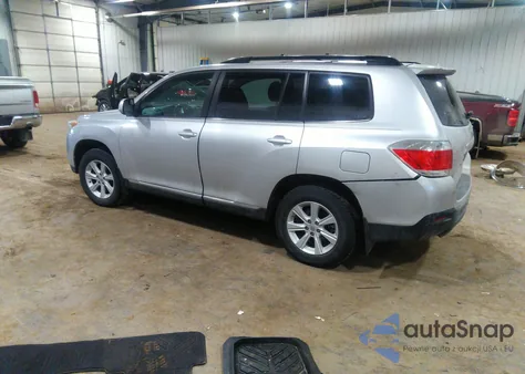 2012 Toyota Highlander Se V6 z USA, uszkodzony, nr VIN 5TDBK3EH0CS096152
